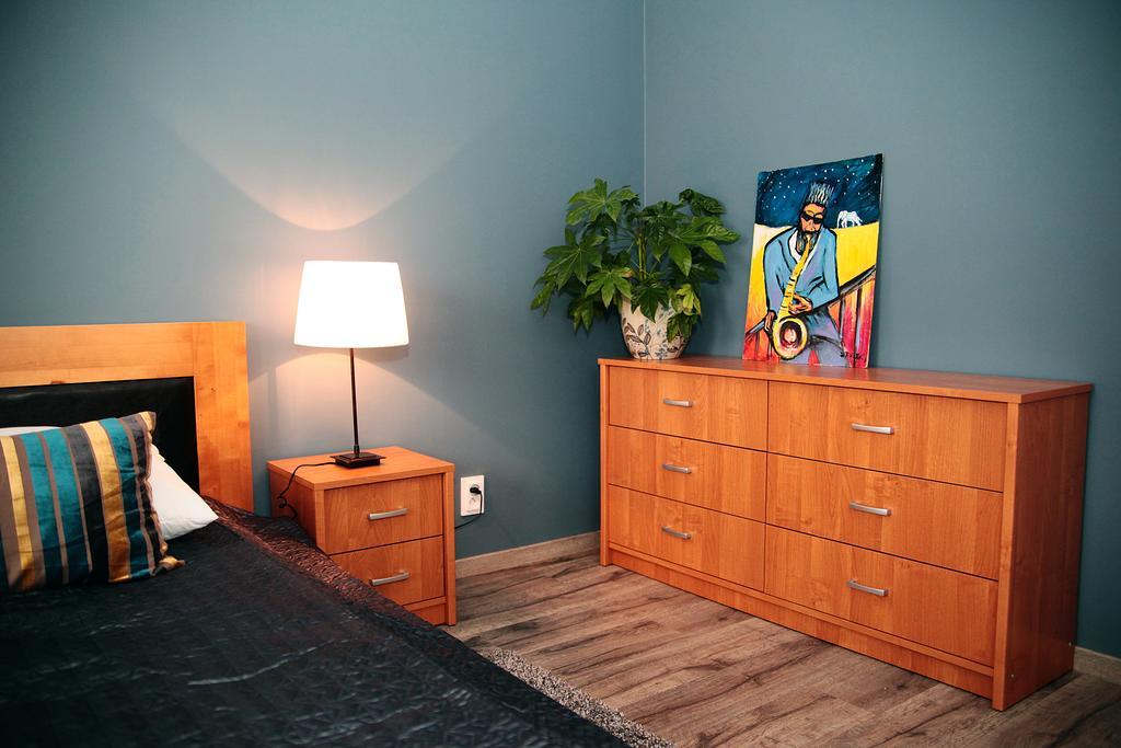 Livin Apartments Santocka Szczecin Szoba fotó