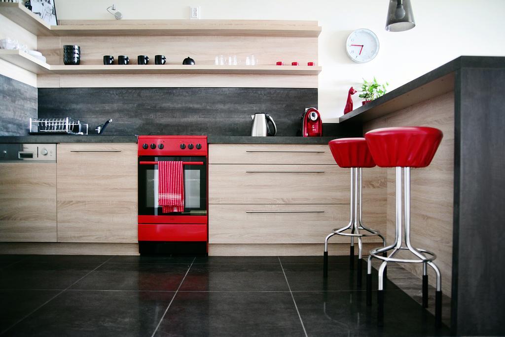 Livin Apartments Santocka Szczecin Szoba fotó