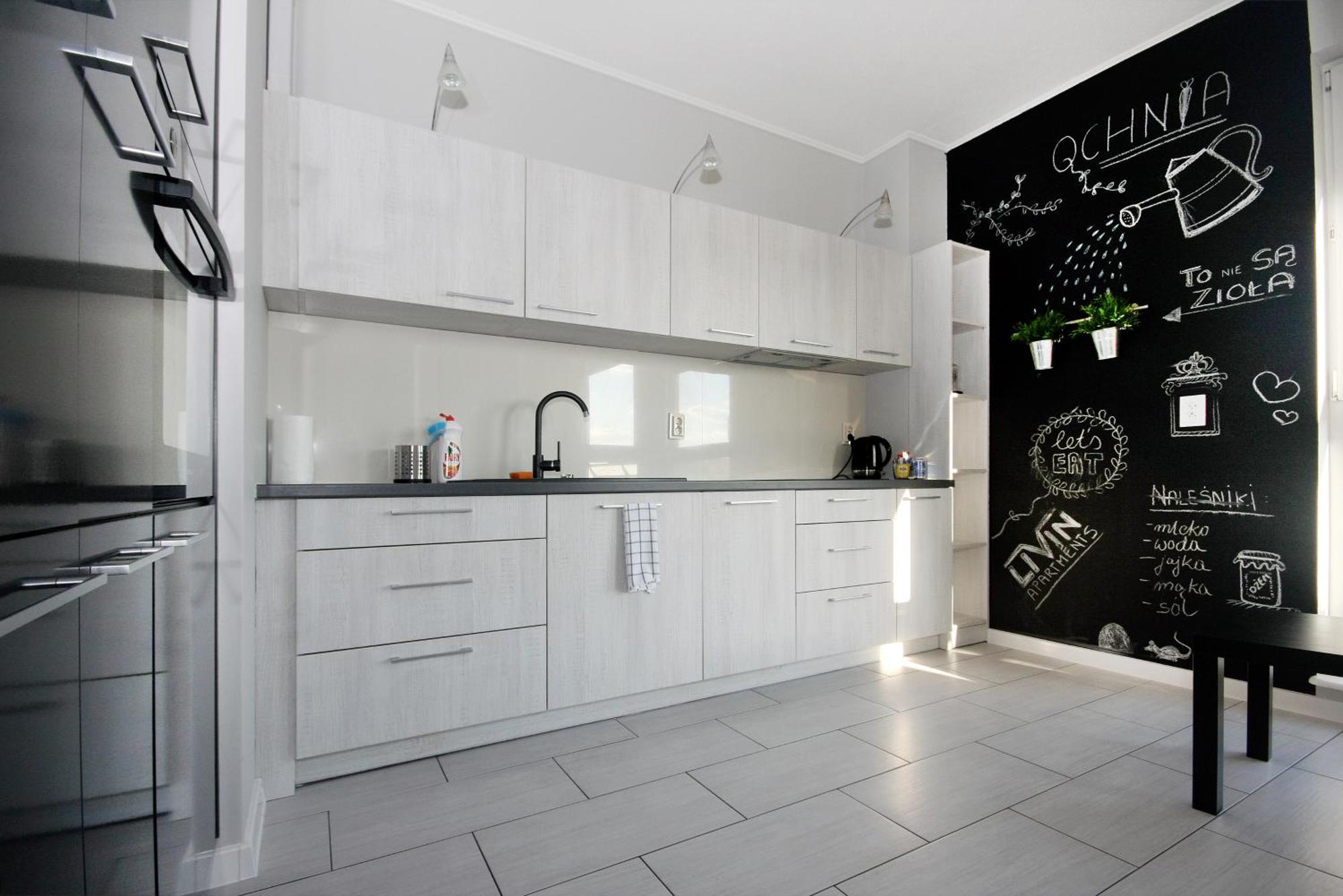 Livin Apartments Santocka Szczecin Szoba fotó