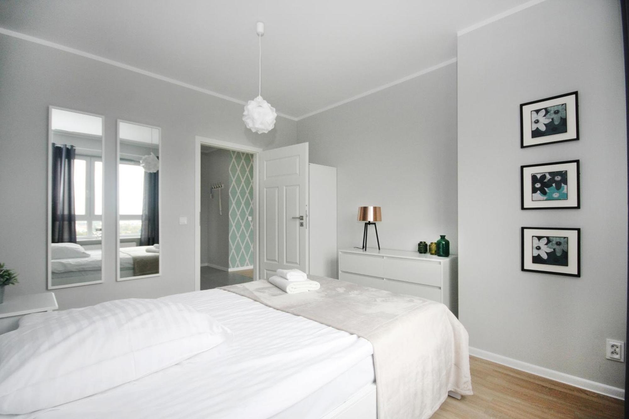 Livin Apartments Santocka Szczecin Szoba fotó