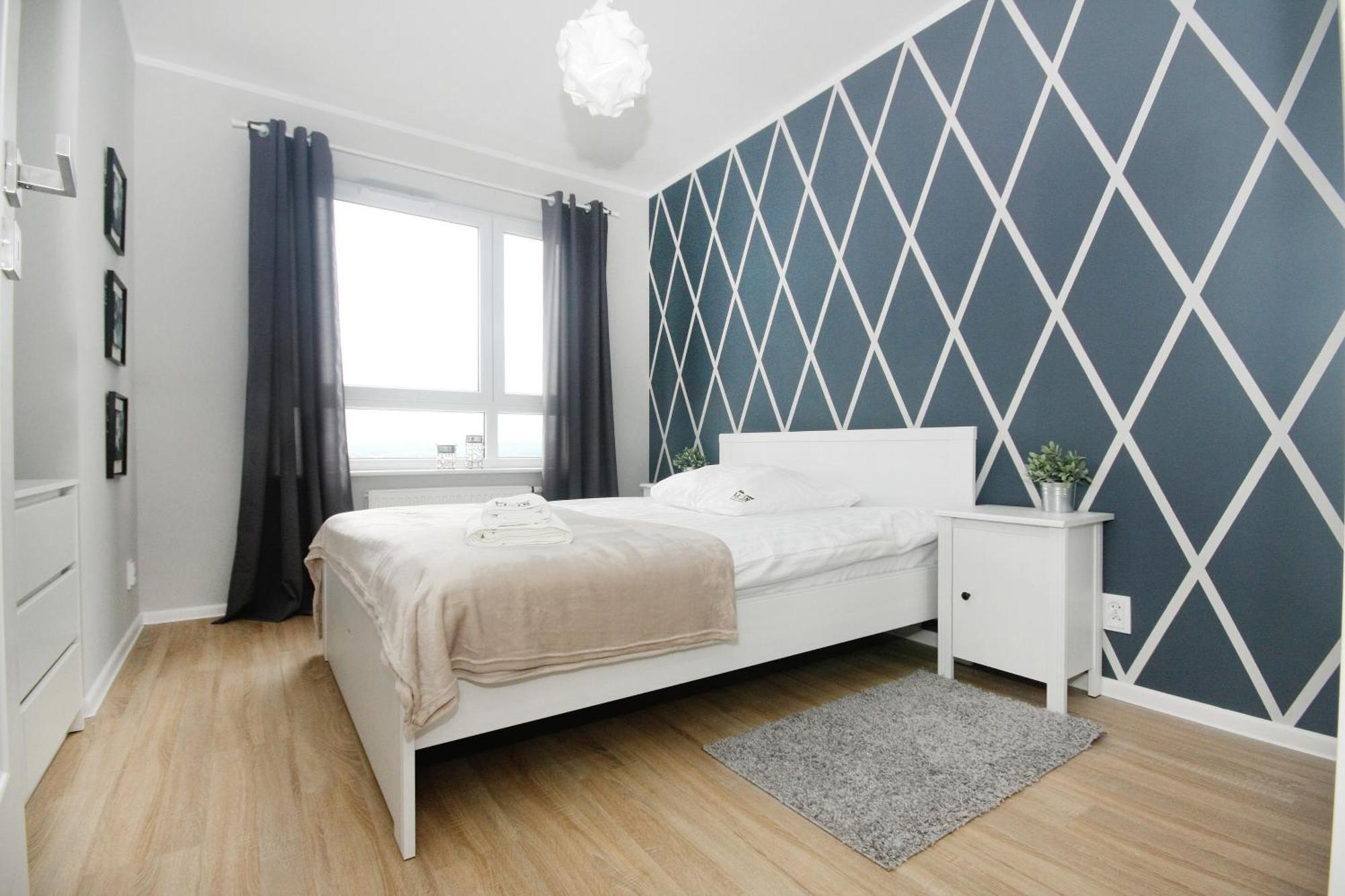 Livin Apartments Santocka Szczecin Szoba fotó