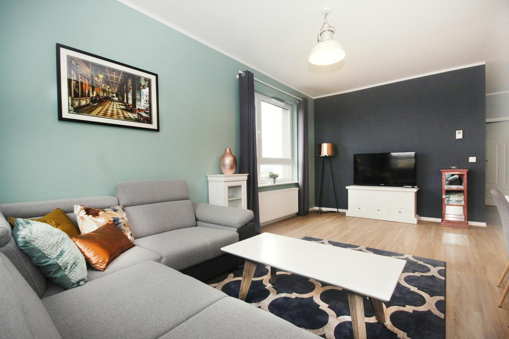 Livin Apartments Santocka Szczecin Szoba fotó