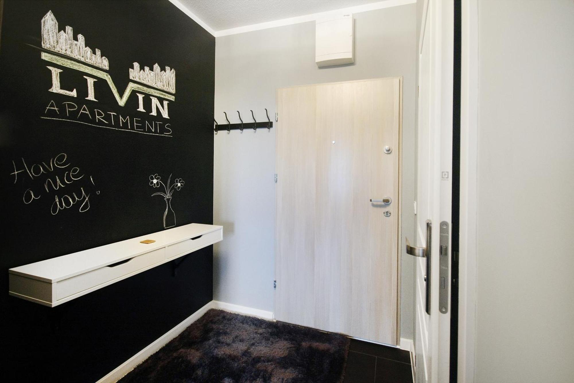 Livin Apartments Santocka Szczecin Szoba fotó